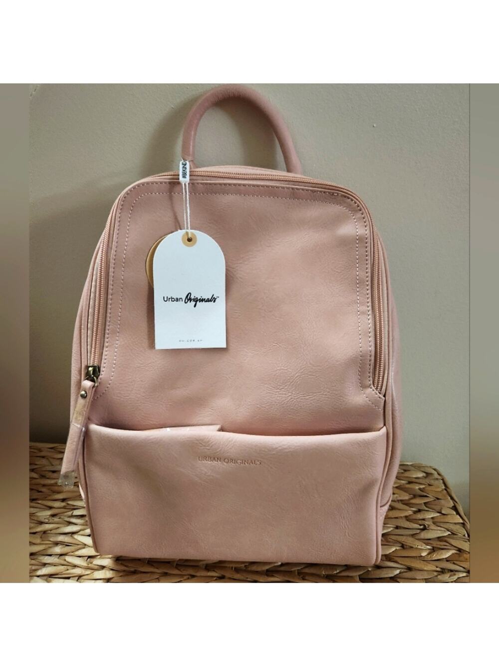 NEW URBAN ORIGINALS Ziggy Backpack Bag pink blush